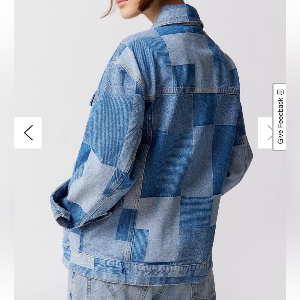 BDG Frankie Patchwork Denim Jacket Women’s Small Jean Jacket - Picture 4 of 13